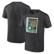 Men's Fanatics Heather Charcoal Boston Celtics 2024 Eastern Conference Champions Full Court Trap T-Shirt